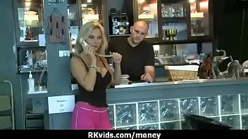Preview 2 of Puking Malaki - Desperate teen naked in public and fucks to pay rent 19