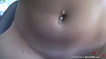 Preview 4 of Visualize - Bitch STOP - Busty teen Nikola fucked outdoor
