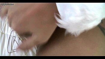Preview 4 of La Lleno La Boca De Leche - Shemale in white fingering her ass