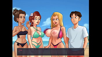 Preview 2 of Hard Fuck In Mom - Summertime Saga Cap 39 - Concurso De Bikini