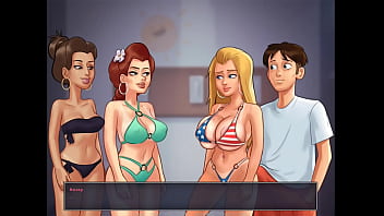 Preview 3 of Hard Fuck In Mom - Summertime Saga Cap 39 - Concurso De Bikini