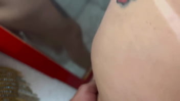 Preview 4 of Ass Licking Hd Video - Entrei escondido dentro do vestu&aacute_rio de uma loja de roupas de grife de alto padr&atilde_o no shopping e fudemos ali mesmo ela gemia tanto que quase fomos pego gostoso ! ( sexo em publico gozando )