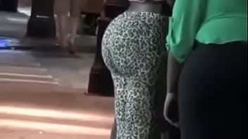 Preview 3 of Brodar An Sister - Ebony booty spandex Sexy BIG ASS