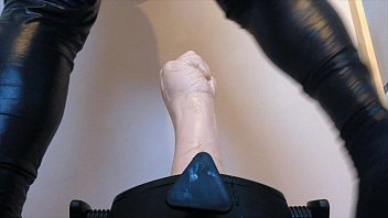 Preview 1 of Pusy Biry Aana Xxx - Fucking myself with a big rubber fist toy! Gaping gay asshole.