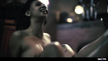 Preview 2 of Indian Celebrities Leaked Mms - Tattooed Girl With Big Tits And Her Bestie Have Rough Lesbian Sex TRAILER