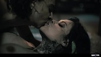 Preview 1 of Indian Celebrities Leaked Mms - Tattooed Girl With Big Tits And Her Bestie Have Rough Lesbian Sex TRAILER