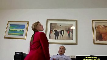 Preview 4 of Black Grandpas Fucking - Teen amateur in tights pounded by old man