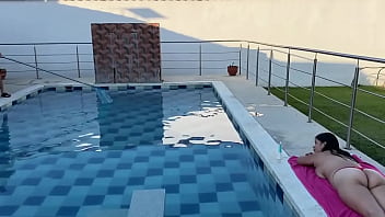 Preview 1 of Jordi Fuck Piper Perri - que rico es follar en la piscina con mi padrastro