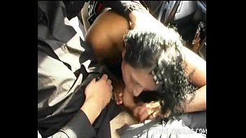 Preview 4 of Holi Video - Public domination and rough blowjob of hardcore sex in outdoor submission
