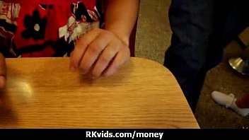 Preview 2 of Remote Public Orgasm - Amateur Chick Takes Money For A Fuck 5