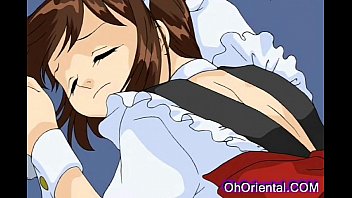 Preview 2 of Big Booh Asian - perky brunette maid no panties
