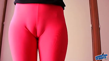 Preview 2 of Yare Skye - Busty Blonde Teen! Wearing Tight Spandex! Huge Cameltoe! Ass! Boobs! OMG!