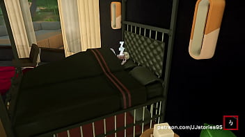 Preview 1 of Baby Sexxxxxxxnx - JJ Sims 4 Dad fuck his stepson on vacations