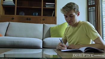 Preview 1 of Tanny And Lasbian - College twink Jack Bailey rides straight stepdaddy Killian Knoxs big dick