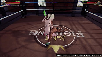 Preview 2 of Ftv Girls In Restaurant Videos - Dela vs. Bree (Naked Fighter 3D)
