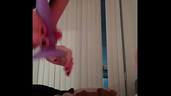 Preview 2 of Muevete Puta6 - Getting a 9 inch dildo in my ass