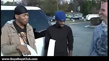 Preview 2 of Khatar Nak Wola - Big muscled black gay boys humiliate white twinks hardcore 09