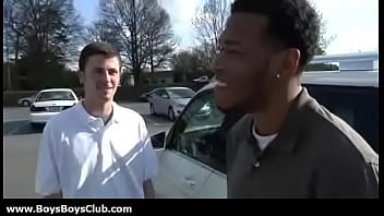 Preview 2 of Li Q - Big muscled black gay boys humiliate white twinks hardcore 26