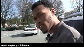 Preview 1 of Li Q - Big muscled black gay boys humiliate white twinks hardcore 26