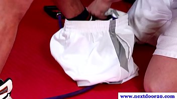 Preview 2 of Hotel In Boudi - Horny muscular jocks sucking cocks