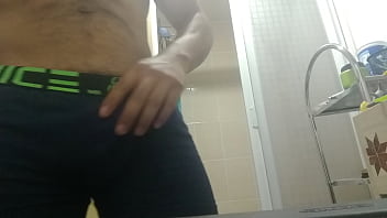 Preview 1 of Old Man Boob Xxx - Wicked guy gets undressed