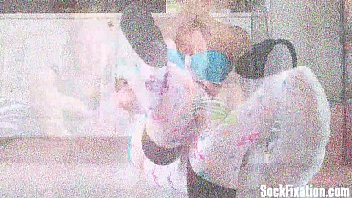 Preview 4 of Searchbk And Af 1 - Stuffing our stinky socks in your mouth