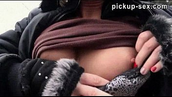Preview 1 of Ladynaradar - Amateur Linda Ray flashes her tits and pounded for some money