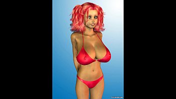 Preview 1 of Www Mom Xvideosxxx Com - 3D Bikini Babe with Huge Tits