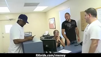 Preview 1 of Blach Hourny - Hooker gets payed and tape for sex 9