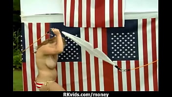 Preview 4 of Lisbian Fight During Kis - Hooker gets payed and tape for sex 2