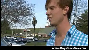 Preview 3 of Corset Booty - Sexy black gay boys fuck white young dudes hardcore 15