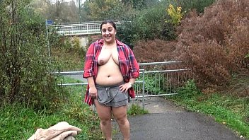 Preview 2 of Blacked And Hard Com - Chubby amateur babes public exhibitionism and busty flashers outdoor exposure