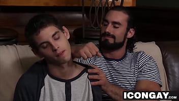 Preview 1 of Sleep Cheating Fuck - Hairy buff dude wants twinks tight hole to fuck