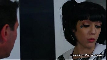 Preview 2 of Amrican Star Sex - Bartender gangbang fucks girl with her boyfriend