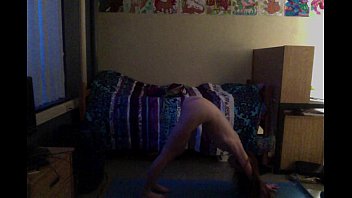 Preview 3 of On Sama Tante - Teen Practicing Naked Yoga