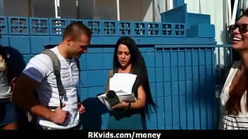 Preview 2 of Teen Tube Moscow Girls - Sexy wild chick gets paid to fuck 1