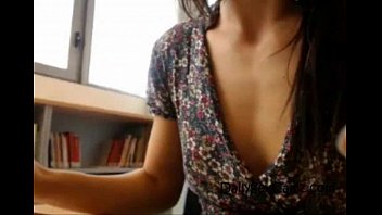 Preview 3 of Adria Rae Full Porn Cocks - Sexy Library Chick Masturbates on a webcam