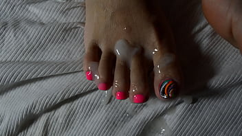 Preview 4 of Norway Amerika Xxx - Cum on Asian Wife Sexy Feet