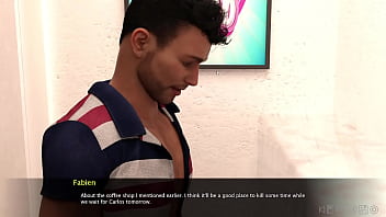 Preview 4 of Trib Orgasme - Summer Vacation #07 - Restroom Scene with Fabian