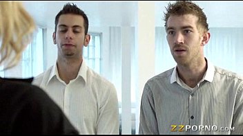 Preview 1 of Gay Juno - Busty boss Leigh Darby slammed real hard and cum facialed