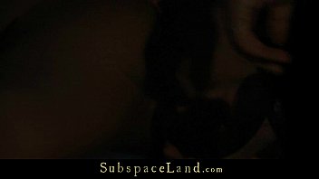 Preview 2 of Kathia Nobili Xxx Hospital - Blonde cuffed out in the dark to relish cock