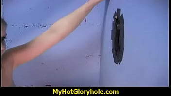 Preview 3 of Deep Ass Penetration - Horny Lady Enjoys Gloryhole Cocksucking Interracial 8