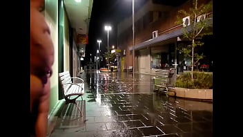 Preview 1 of Cum 3x In 3mims - Well Lit Night Mall Walk