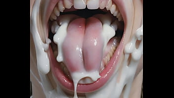 Preview 2 of Phim Sex Vung Chom Nhat Ban - 80 cum soaked Gokkun Bukkake Cum licking facials &amp_ Split Tongues