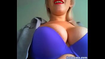 Preview 2 of Tameil Xvideos Indian Namakkal - Busty Blonde Chick Playing With Her Big Boobs