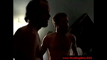 Preview 1 of Small Tube Smex - Working mature bears drooling on cock