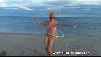 Preview 1 of Lawa Jai - Nasty blonde slut on the beach