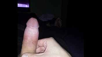 Preview 4 of First Time Booody Sex - me stroking with some pre cum