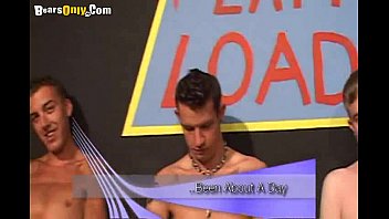 Preview 3 of Spy Camp Toilet Public - Three Hunks Wanking Togetherearsonly 9 part1