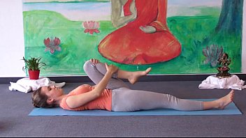 Preview 2 of Milf Rapped Japanese - Yoga for Complete Beginners -  Yoga Class 20 Minutes